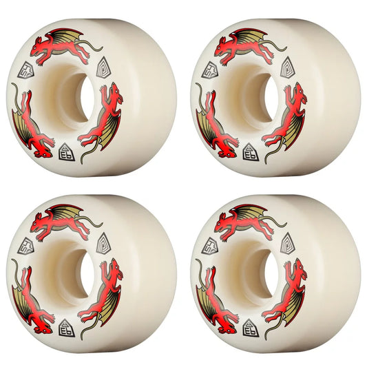 Powell Peralta Skateboard Wheels 54mm x 34mm Dragon Formula 93A AV4 Nano Rat Of – Image 1