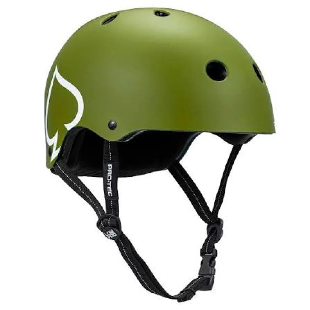 Pro-Tec Low Pro army Green Matte Skateboard Protective Gear – Image 1