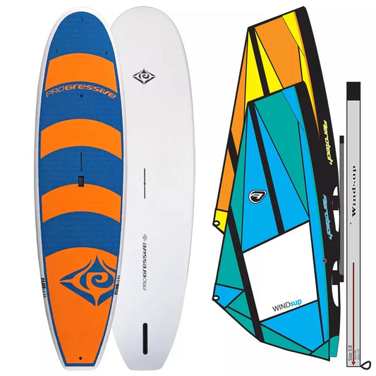 Progressive Club TST 10’6 WindSUP Rig Windsurfing Package – Image 1
