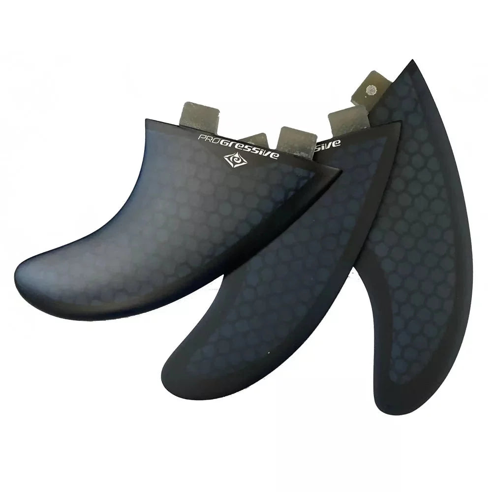 Progressive FCS Honeycomb Tri Thruster Surfboard Fins 4.5" – Image 1