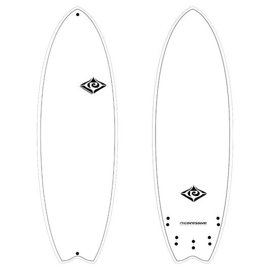 Progressive Fish 6'11" Wide Surfboard – Image 1