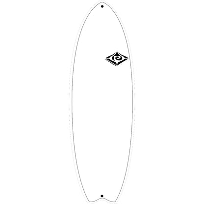 Progressive Fish Epoxy Glass Surfboard 6'4" – Image 2