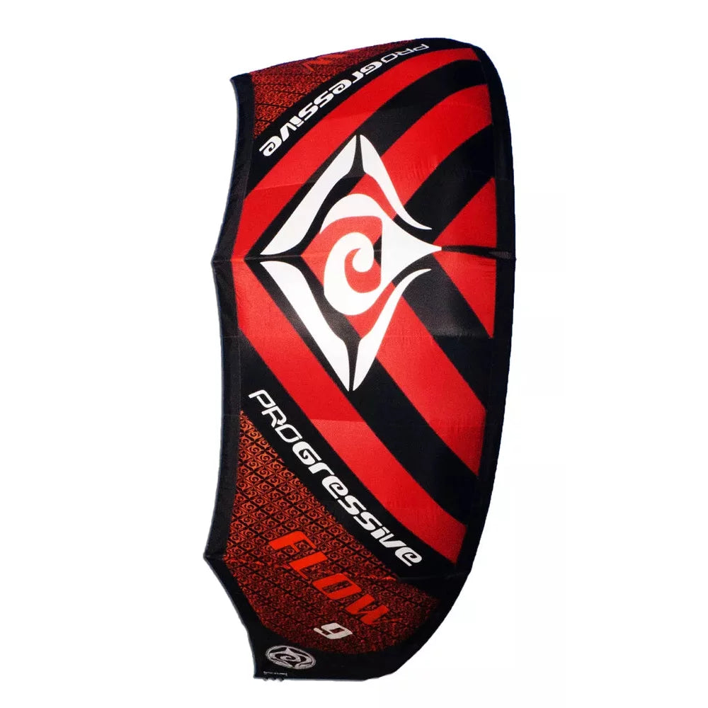 Progressive Flow Kite Complete Red Kiteboarding Kite – Image 1