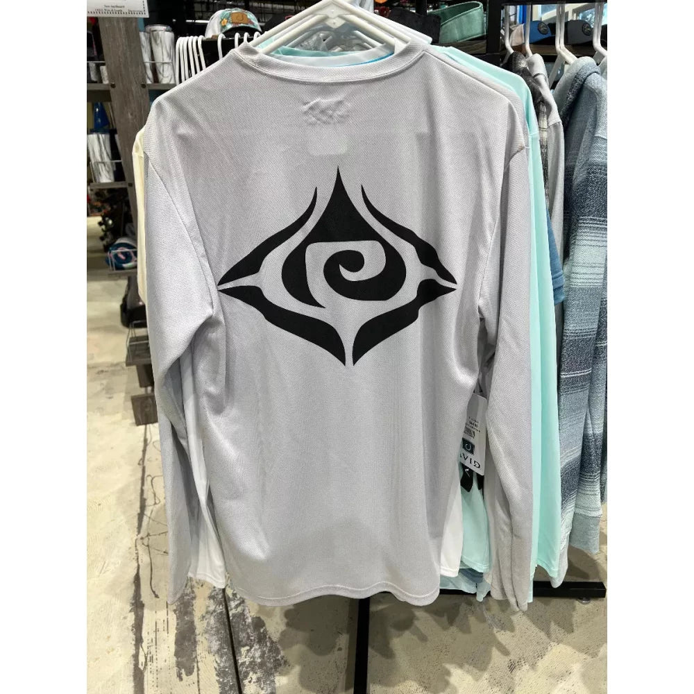 Progressive Long Sleeve Sun Shirt Silver Small BLEMISHED Mens Rashguard – Image 5