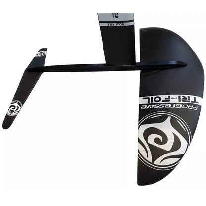 Progressive Low Aspect Aluminum/Carbon 4 Hole Plate Tri-Foil 120 Complete Hydrofoil – Image 3
