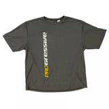 Progressive Short Sleeve Sun Shirt Graphite Large Mens Rashguard – Image 1