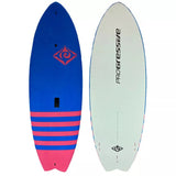 Progressive Soft Top Fish Tail Board 5'6" Pink Surfboard – Image 1