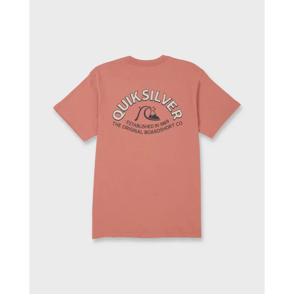 Quiksilver Bubble Arch Short Sleeve T-Shirt Mens Shirts – Image 1