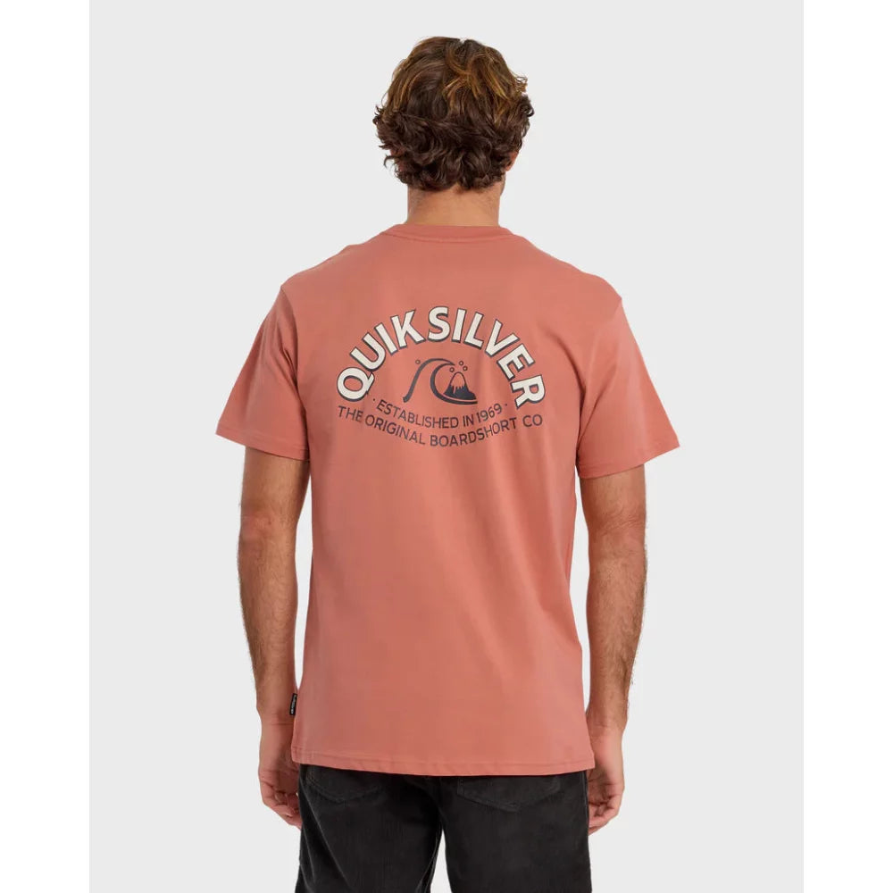 Quiksilver Bubble Arch Short Sleeve T-Shirt Mens Shirts – Image 4