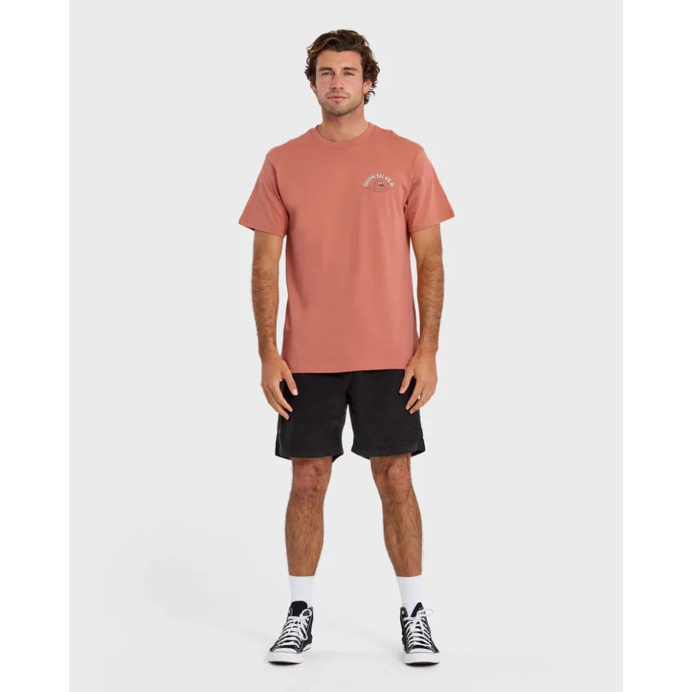 Quiksilver Bubble Arch Short Sleeve T-Shirt Mens Shirts – Image 6