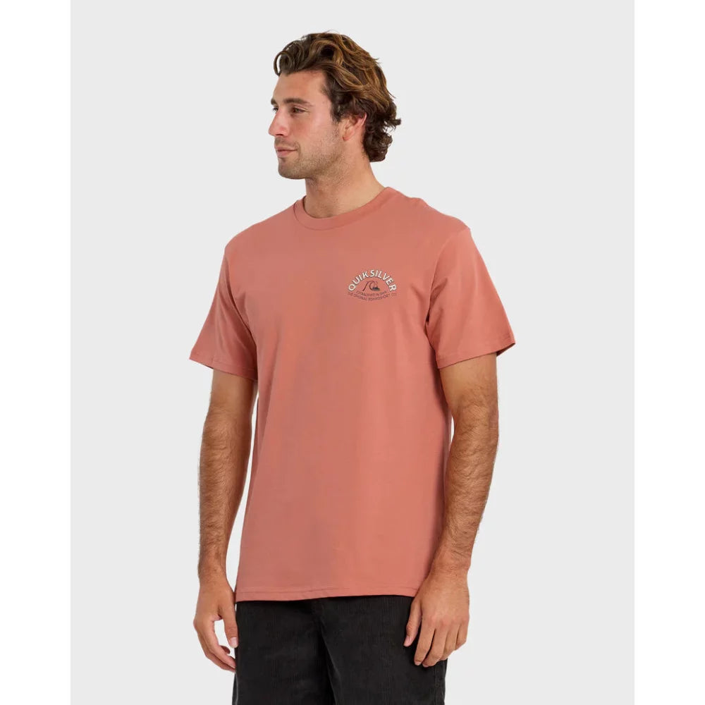 Quiksilver Bubble Arch Short Sleeve T-Shirt Mens Shirts – Image 7