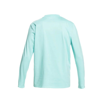 Quiksilver Heritage Heather Long Sleeve Surf Tee Angel Blue Heather Medium Mens Shirts – Image 2