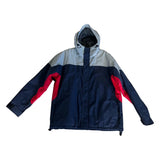 Quiksilver Men's Snow Jacket Navy/Red Small Snowboard Jacket – Image 1