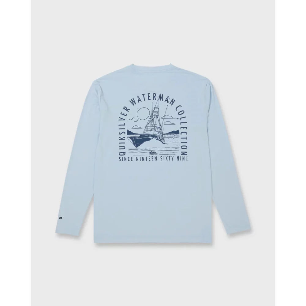 Quiksilver Waterman Cool Breeze UPF 50 Long Sleeve Surf Shirt – Image 1