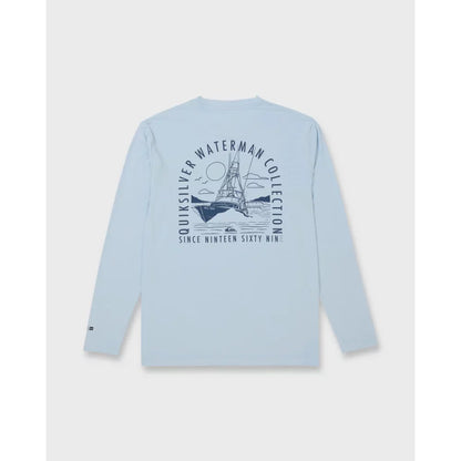 Quiksilver Waterman Cool Breeze UPF 50 Long Sleeve Surf Shirt – Image 1