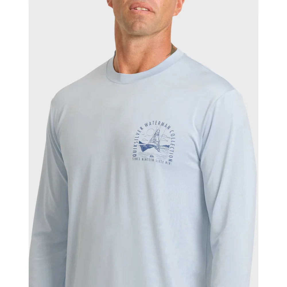 Quiksilver Waterman Cool Breeze UPF 50 Long Sleeve Surf Shirt – Image 3