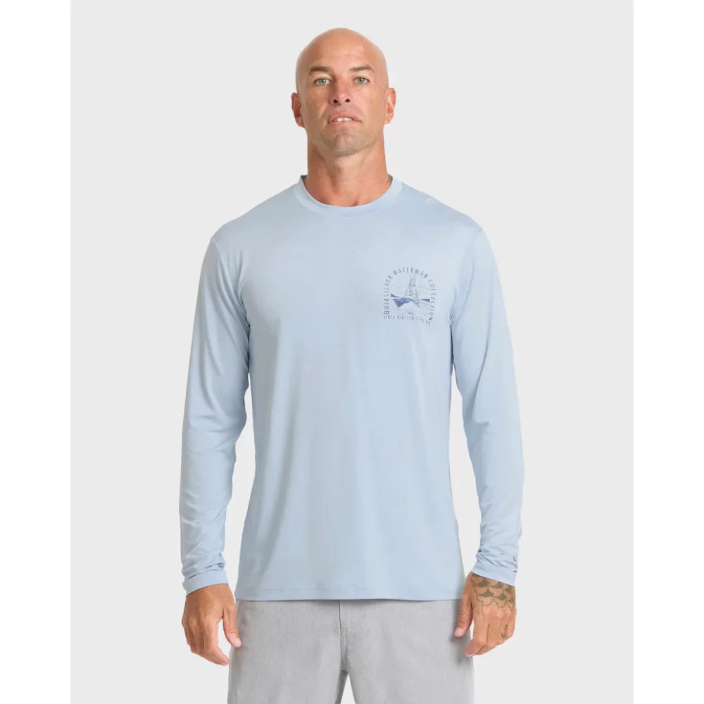 Quiksilver Waterman Cool Breeze UPF 50 Long Sleeve Surf Shirt – Image 5
