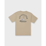 Quiksilver Waterman Early Morning Sueded Short Sleeve T-Shirt Mens Shirts – Image 1