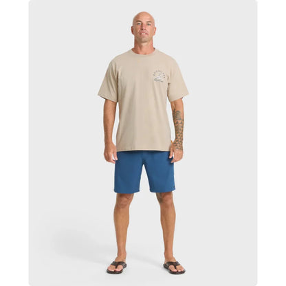 Quiksilver Waterman Early Morning Sueded Short Sleeve T-Shirt Mens Shirts – Image 8