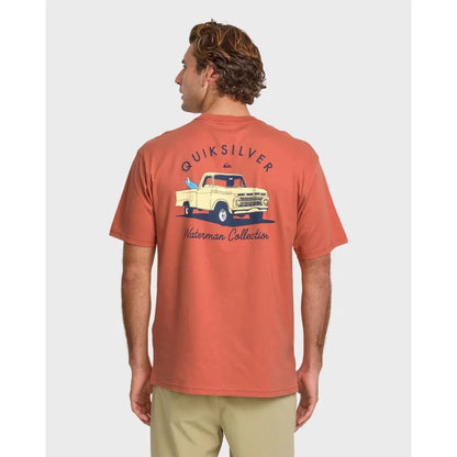 Quiksilver Waterman Four Wheeler Classic T-shirt Mens Shirts – Image 1