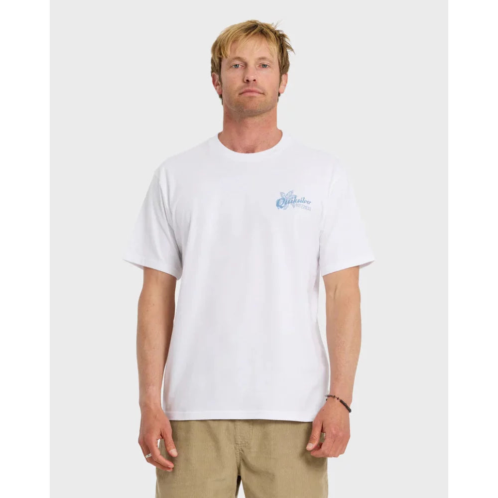 Quiksilver Waterman Lady Ukulele Short Sleeve T-Shirt Mens Shirts – Image 7