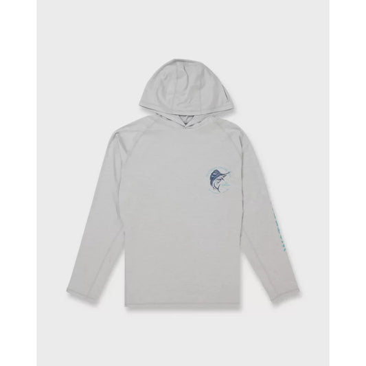 Quiksilver Waterman Marley Hooded Long Sleeve UPF 50 Surf Shirt – Image 2