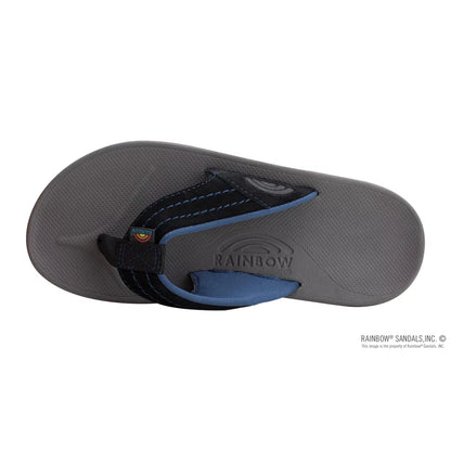 Rainbow Sandals East Cape - Molded Rubber with Natural Suede Strap Blue/Blue/Grey Mens Sandals – Image 3