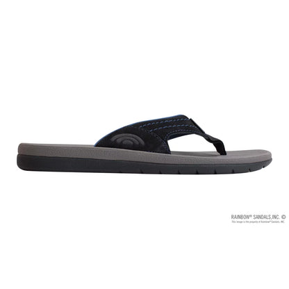 Rainbow Sandals East Cape - Molded Rubber with Natural Suede Strap Blue/Blue/Grey Mens Sandals – Image 4