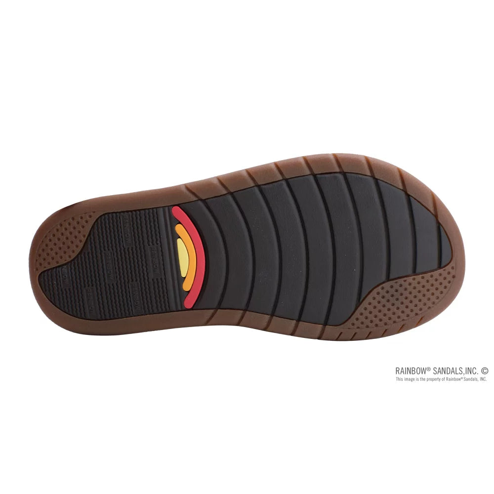 Rainbow Sandals East Cape - Molded Rubber with Natural Suede Strap Dark Brown Mens Sandals – Image 5