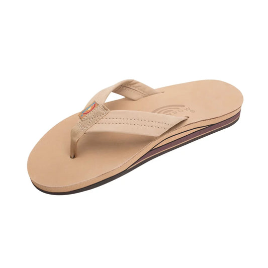 Rainbow Sandals Rainbow Men's 302 Premier Leather Double Layer Sandals in Sierra Brown Mens Sandals – Image 1