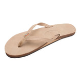 Rainbow Sandals Rainbow Women's Premier Leather Single Layer Narrow Strap Sandals in Sierra Brown Womens Sandals – Image 1
