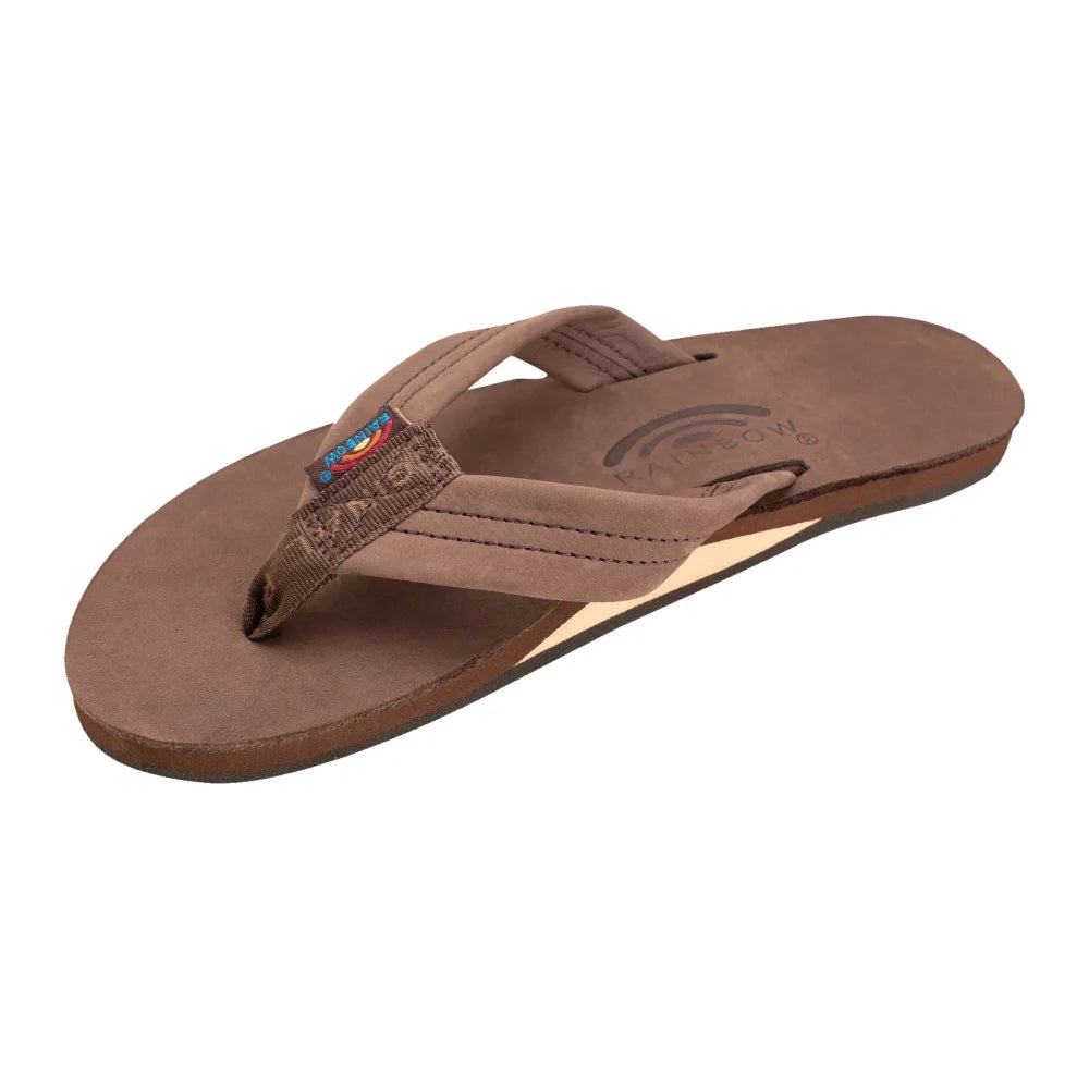 Rainbow Sandals Rainbow Women's Premier Leather Single Leather Sandals in Expresso Womens Sandals – Image 1