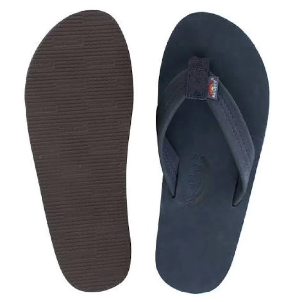 Rainbow Sandals Single Layer Navy Premier Leather M Mens Sandals – Image 1