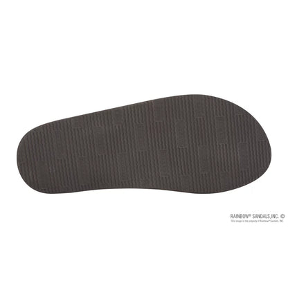 Rainbow Sandals Single Layer Premier Leather with Arch Support 1" Strap Dark Brown Mens Sandals – Image 5