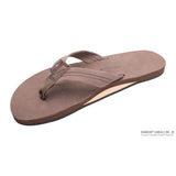 Rainbow Sandals Single Layer Premier Leather with Arch Support 1" Strap eXpresso Mens Sandals – Image 1
