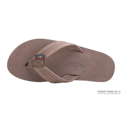 Rainbow Sandals Single Layer Premier Leather with Arch Support 1" Strap eXpresso Mens Sandals – Image 3