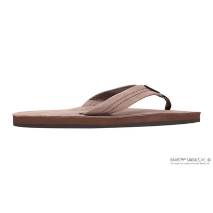 Rainbow Sandals Single Layer Premier Leather with Arch Support 1" Strap eXpresso Mens Sandals – Image 4