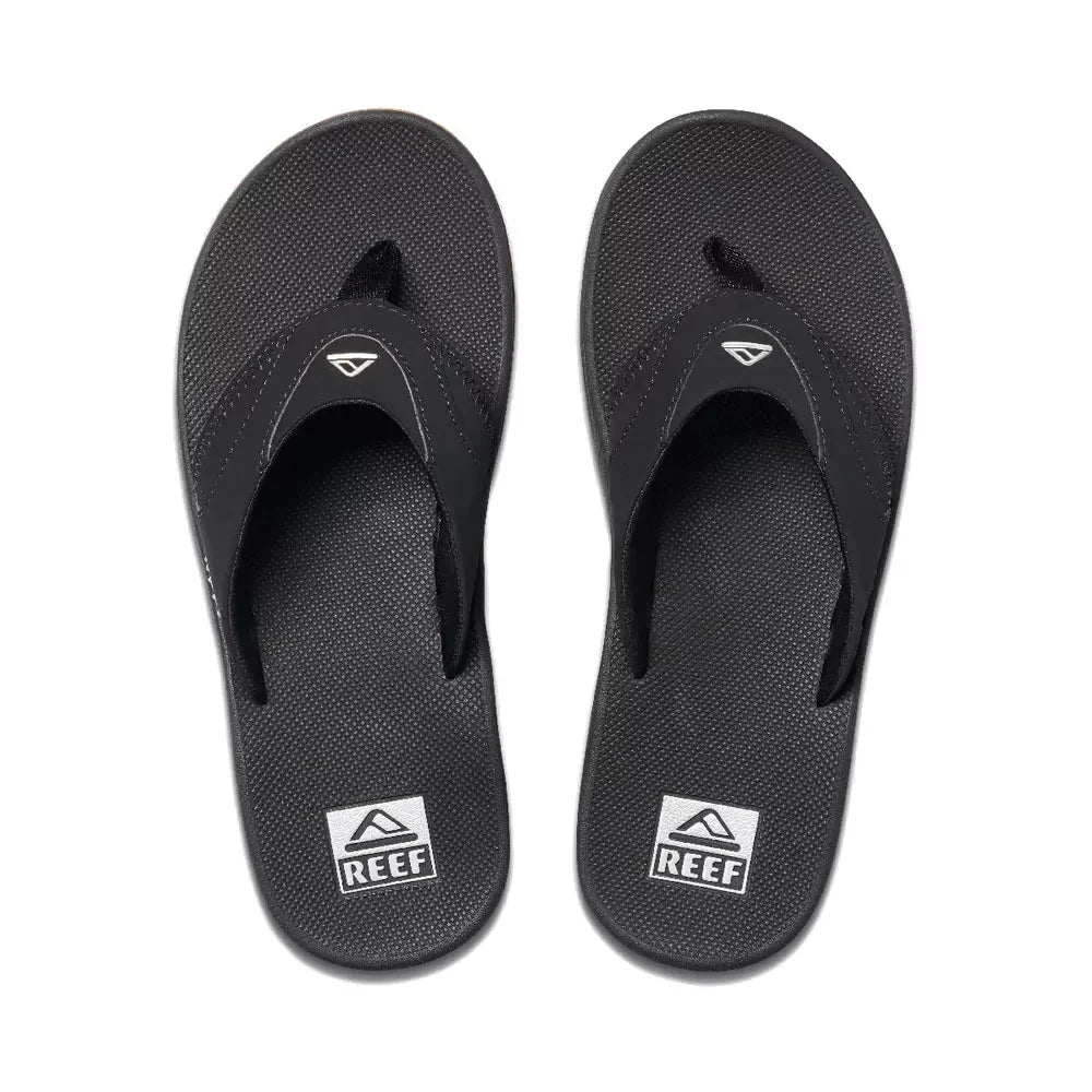 Reef Fanning Sandals Black/Silver Mens Sandals – Image 1