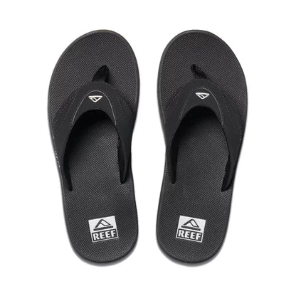 Reef Fanning Sandals Black/Silver Mens Sandals – Image 1