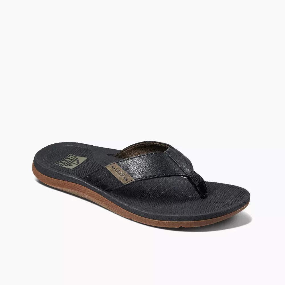 Reef Men's Santa Ana Sandals Black Mens Sandals – Image 2