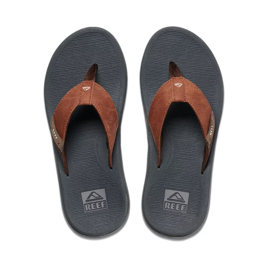 Reef Men's Santa Ana Sandals Grey/Tan Mens Sandals – Image 1