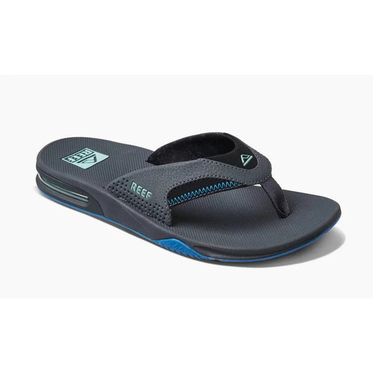 Reef Mens Fanning Gunmetal Ocean Mens Sandals – Image 1