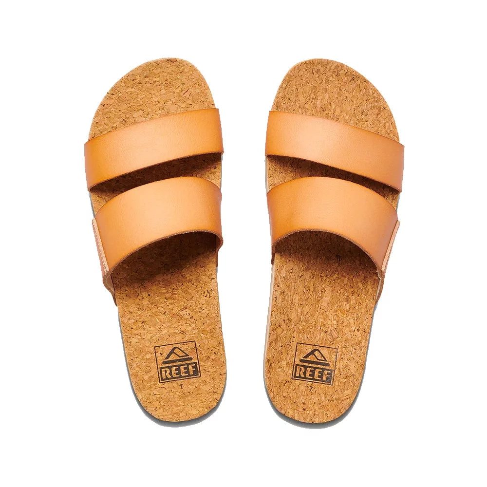 Reef Women's Cushion Vista HI Platform Sandals Natural Womens Sandals – Image 1