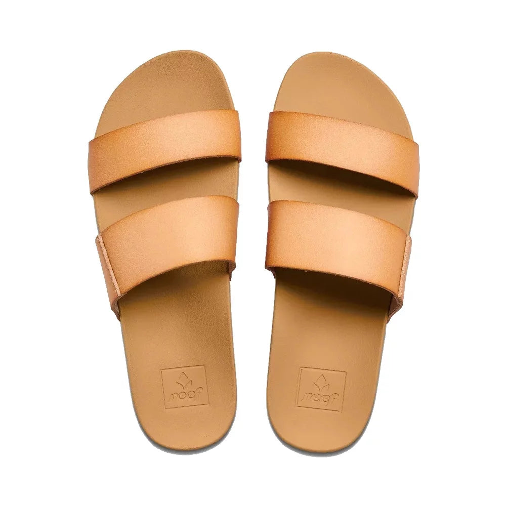 Reef Women's Cushion Vista Slides Natural Womens Sandals – Image 1