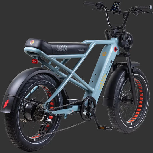 Retrospec Grateful Dead Valen Rev+ Fat Tire Electric Bike – Image 1