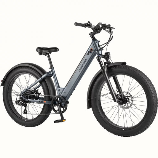Retrospec Koa Rev 2 Fat Tire Electric Bike - Step Through – Image 1