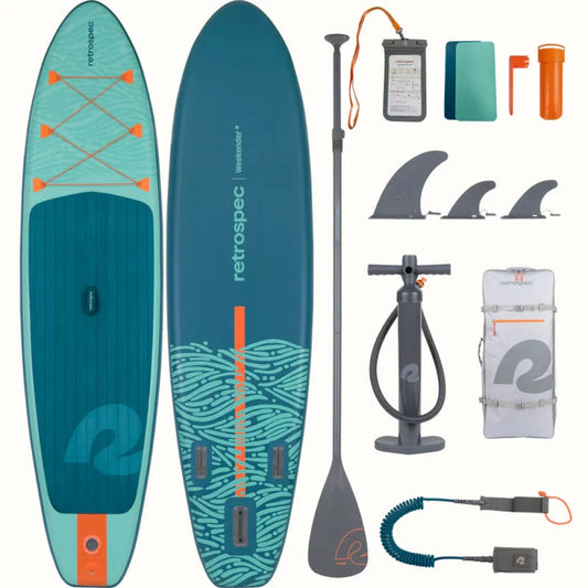 Retrospec Weekender Inflatable Stand Up Paddle Board 10’6” – Image 2