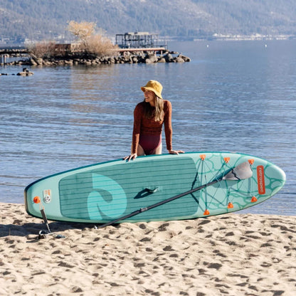 Retrospec Weekender Inflatable Stand Up Paddle Board 10’6” Inflatable SUP – Image 3