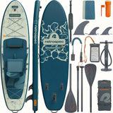 Retrospec Weekender Plus Inflatable Stand Up Paddle Board Kayak Hybrid 10'6" Inflatable SUP – Image 9