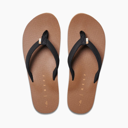 Reef Solana Sandals Black/Tan 7